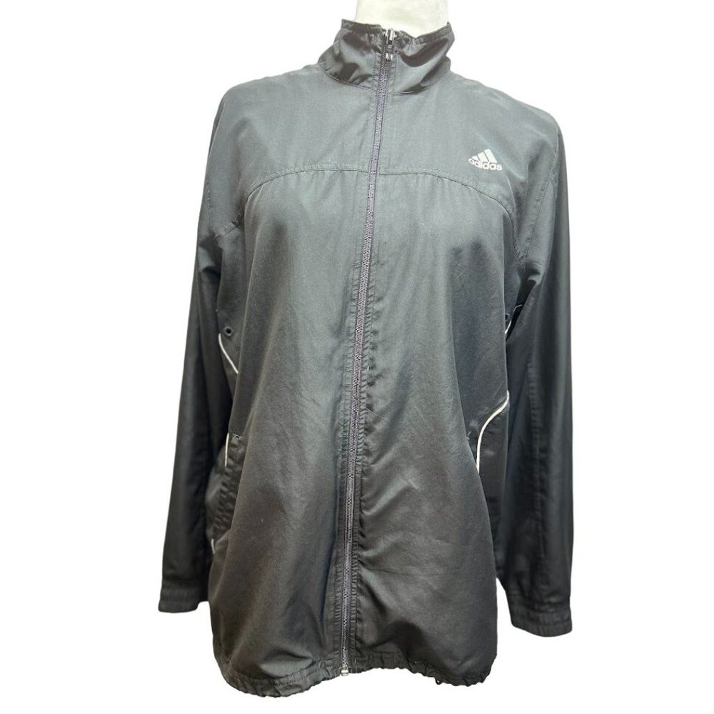 Adidas Women's L Black Track Jacket